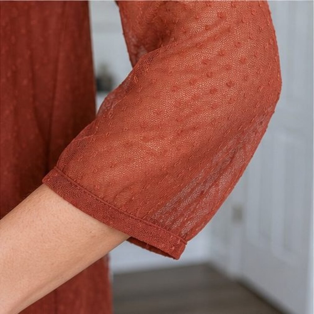 Rust Cami Blouse - Picture 5 of 6